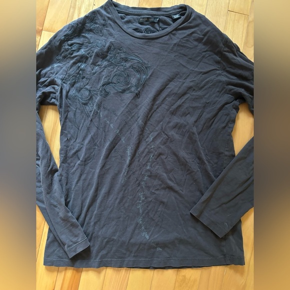 Project Raw Men's Long Sleeve Shirt - Black - Picture 1 of 5